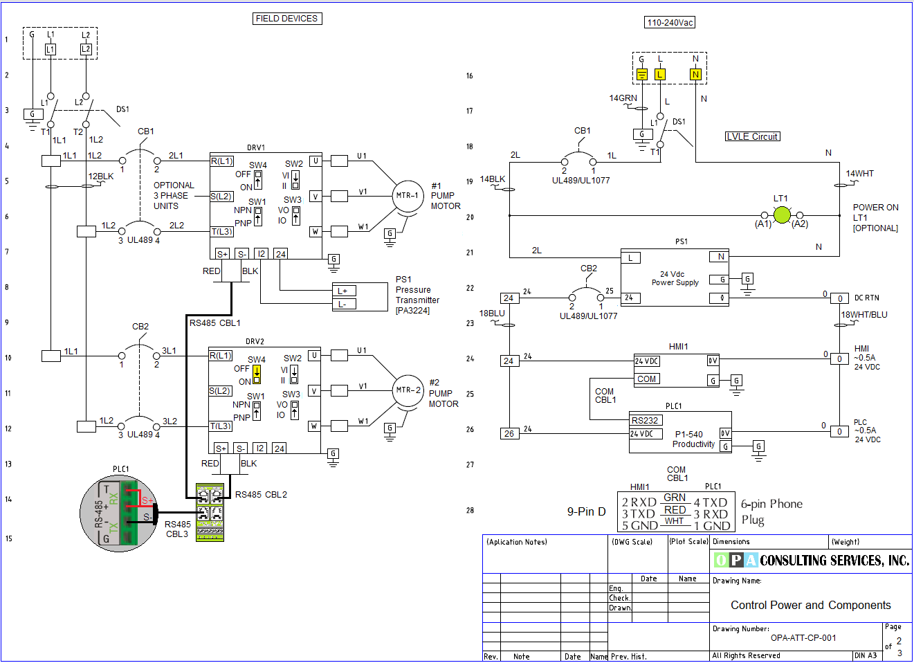 Constant Pressure Pump Controller Drawing ... Free to Download